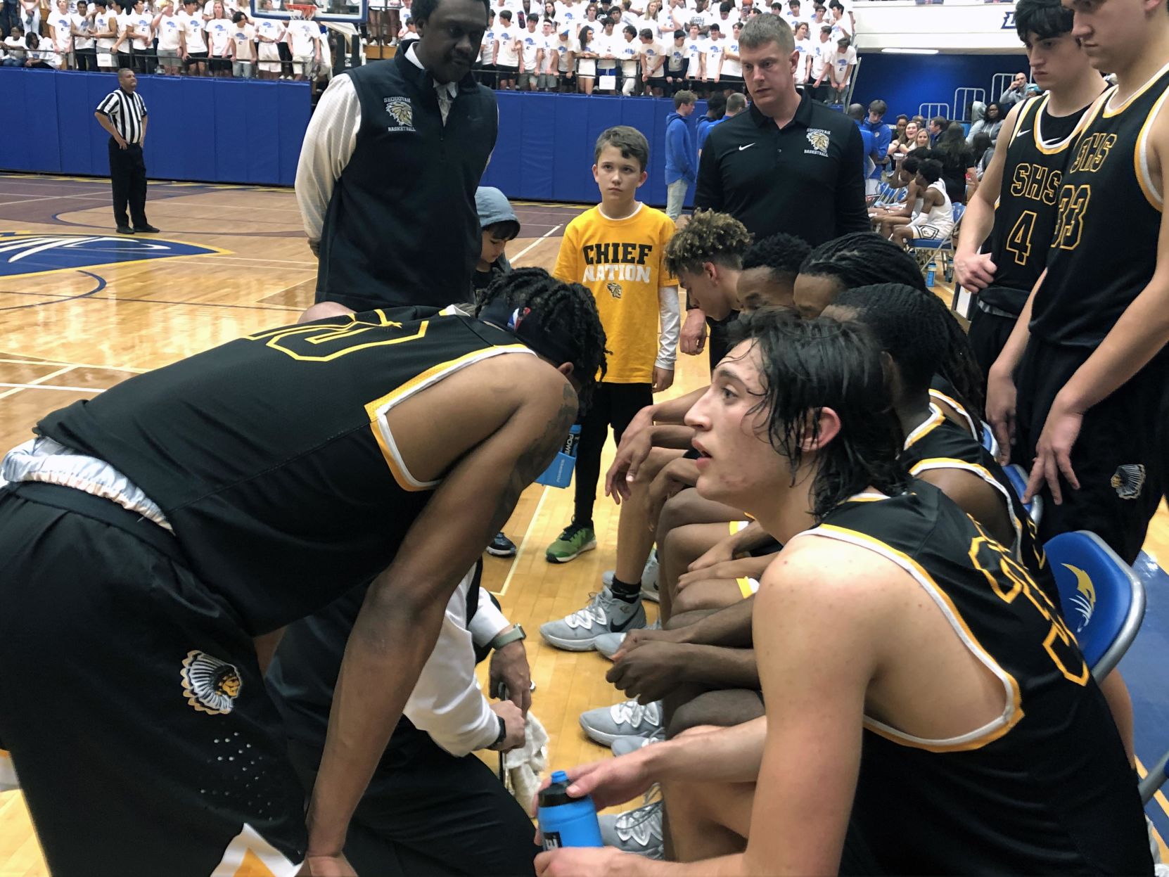 Greco on bench